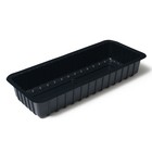 Мини-парник для рассады 40 × 16 × 13 см, 2 вставки, 12 ячеек, чёрный, Greengo 7675049