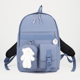 Zhenya backpack, 31 * 11 * 44, Depth on zipper, 3 n / pocket, blue