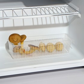 Органайзер для холодильника 30х9х7 см, цвет прозрачный