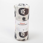 Плед Ежики 120х150см, флис 120г/м, пэ100% - фото 800829735