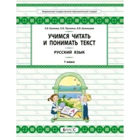 Русский язык. 1 класс. Учимся читать и понимать тексты. Развитие умений смыслового чтения