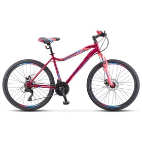 Велосипед 26" Stels Miss-5000 MD, V020, цвет вишневый/розовый, размер рамы 18"