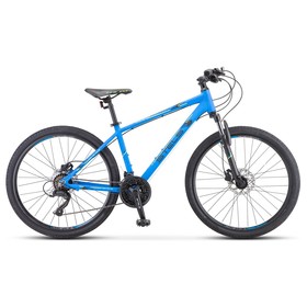 Велосипед 26" Stels Navigator-590 D, K010, цвет синий/салатовый, размер рамы 16"