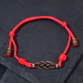 Браслет-шнурок на красной нити "Любава" (здоровье, благополучие или Божья сила)