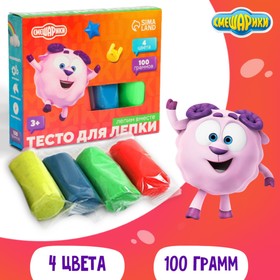 Тесто для лепки Смешарики, 4 цвета по 25г в Донецке