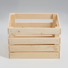 Ящик деревянный для стеллажей 25х35х23 см - фото 3483184