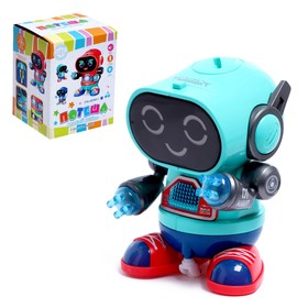 Робот «Потеша милый робот», русское озвучивание, световые эффекты, цвета МИКС