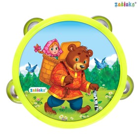 ZABIAKA Музыкальная игрушка бубен "Машенька и медведь!" SL-05396 в Донецке