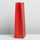 Пакет под бутылку «Красный», 13 x 36 x 10 см 7184513