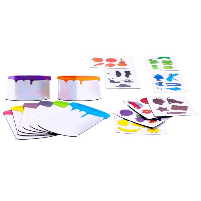 Магнитный набор «Цветные баночки», в пакете - фото 1749297