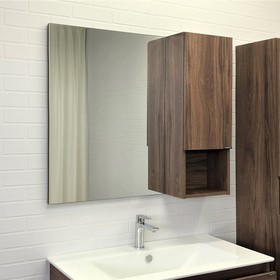 Зеркало-шкаф COMFORTY «Бордо-90» цвет дуб темно-коричневый