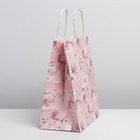 Пакет крафтовый «Love», 22 × 25 × 12 см 7098726