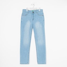 {{photo.Alt || photo.Description || 'Брюки (джинсы) для мальчик, цвет голубой, рост 134 см'}}