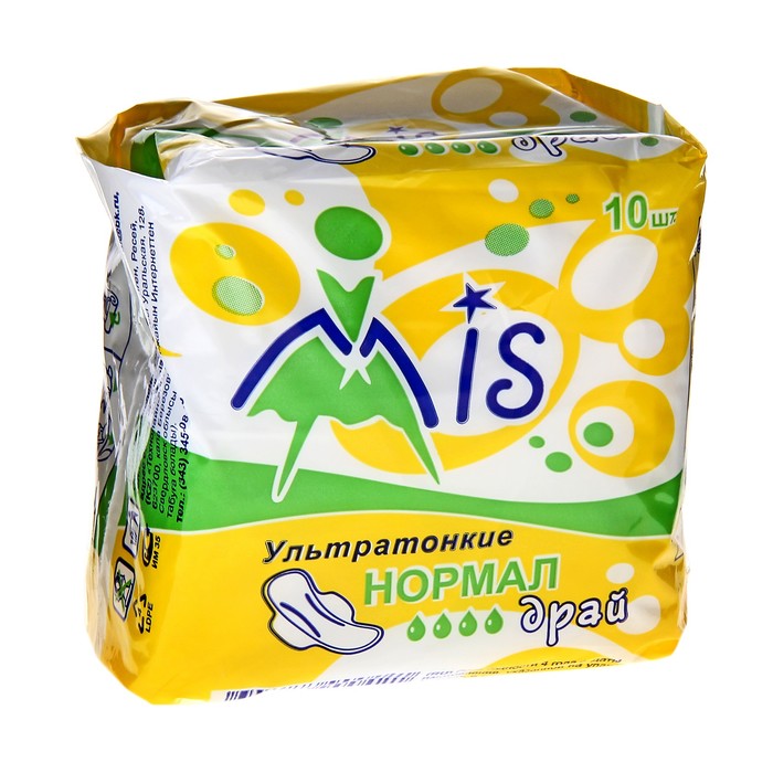 Прокладки &quot;Mis&quot; Ультратонкие, Normal Dry, 10 шт