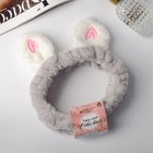 Повязка для волос "Ушки " 19*5 см серый - фото 800765807