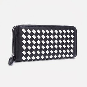 Кошелёк, отдел на молнии, цвет чёрный