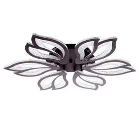 Люстра с ПДУ 1830/6CF LED 156Вт 3000-6000К диммер кофе 66х66х8 см