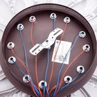 Люстра с ПДУ 1830/6CF LED 156Вт 3000-6000К диммер кофе 66х66х8 см - фото 800836340