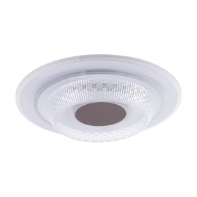 Люстра с ПДУ 1990/1 LED 130Вт 3000-6000К диммер белый 50х50х8 см