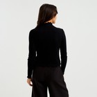 Водолазка женская MINAKU: Basic line, цвет чёрный, размер 48 - фото 28425