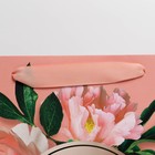 Пакет ламинированный с пластиковым окном «Персики», 30,5 × 25 × 17,5 см 7183828