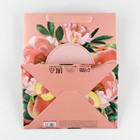 Пакет ламинированный с пластиковым окном «Персики», 30,5 × 25 × 17,5 см 7183828