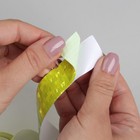 Светоотражающая лента-наклейка, 2,5 см, 1 ± 0,1 м, цвет жёлтый 7075966 Светоотражающая лента-наклейка, 2,5 см, 1 ± 0,1 м, цвет жёлтый 7075966