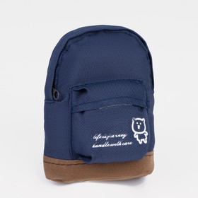 Wallet drops 13-09-13 backpack, 9 * 4.5 * 12 cm, on zipper, blue
