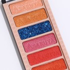 Палетка теней для век с шиммером 10 цв - фото 800839420