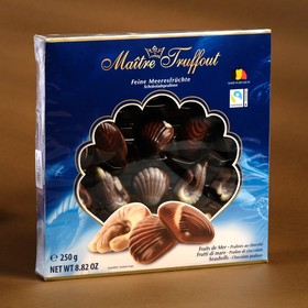 Конфеты шоколадные Дары моря с ореховой начинкой, 250 г