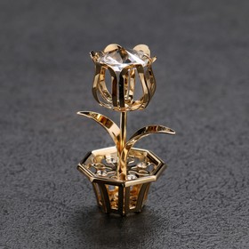 Сувенир «Цветочек»,с кристаллами