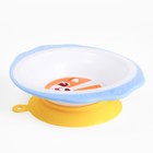 Набор  детской посуды «Корги», тарелка на присоске 250мл, вилка, ложка - фото 10544078