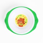 Набор  детской посуды «Медвежонок», тарелка на присоске 250мл, вилка, ложка - фото 10544108