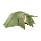 Палатка BTrace Prime 4, двухслойная, четырехместная, цвет зеленый, бежевый - фото 7937289
