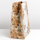 Пакет крафтовый вертикальный «Лилия», ML 23 × 27 × 11.5 см 7303824