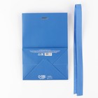 Пакет подарочный с лентой «Синий», 13 × 19 × 9 см - фото 800776163