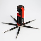 Фонарь-мультитул многофункциональный "Мастер на все руки", 6 LED, 7 отвёрток, 4 х 10 см 7412591 Фонарь-мультитул многофункциональный "Мастер на все руки", 6 LED, 7 отвёрток, 4 х 10 см 7412591