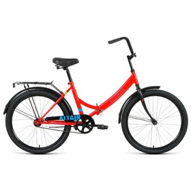 Велосипед 24" Altair City, 2022, цвет красный/голубой, размер 16"