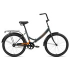Велосипед 24" Altair City, 2022, цвет темно-серый/оранжевый, размер 16" - фото 6851072