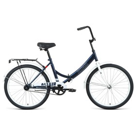 Велосипед 24" Altair City, 2022, цвет темно-синий/серый, размер 16"