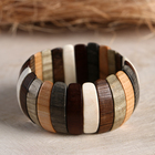Bracelet "Astra", wood, mix