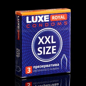 Презервативы LUXE ROYAL XXL Size, 3 шт.