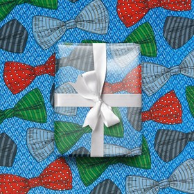 Бумага упаковочная глянцевая «Бабочки», 50 × 70 см