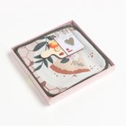 Набор подарочный "Десерт" полотенце 40х73см, прихватка 19х19см, магнит 11х7см - фото 803085161