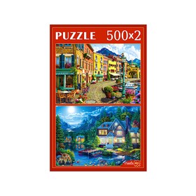 Puzzle sets 2B1 500 + 500 elements 