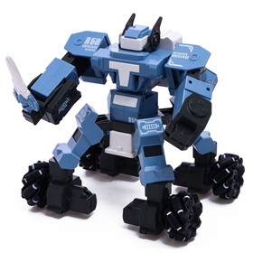 Робот радиоуправляемый «Дрифтер», световые и звуковые эффекты, работает от батареек, цвет серый