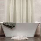 Штора для ванны «Клара Силвер», размер 180х200 см - фото 8067801