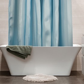 Штора для ванны Regina, размер 200х240 см, цвет голубой