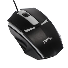 Мышь Perfeo Face, игровая, проводная, подсветка, 1000 dpi, USB, чёрная (2 шт)