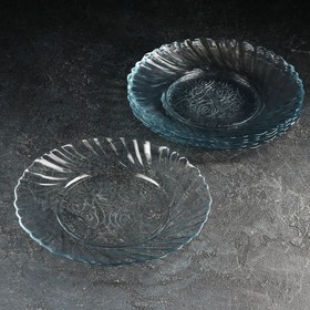 Набор тарелок Dayana, d=23,6 см, 6 шт, цвет прозрачный